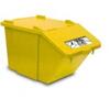 Split Bin.lt.45 Yellow With Lid